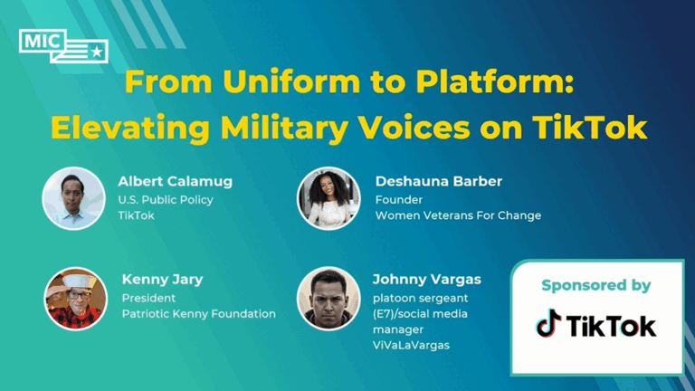 MIC 2024: From Uniform to Platform - Elevating Military Voices on TikTok
