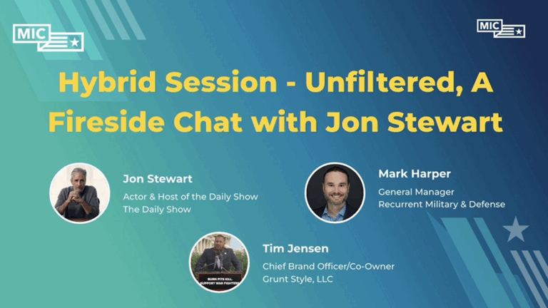 MIC 2024: Unfiltered - A Fireside Chat with Jon Stewart